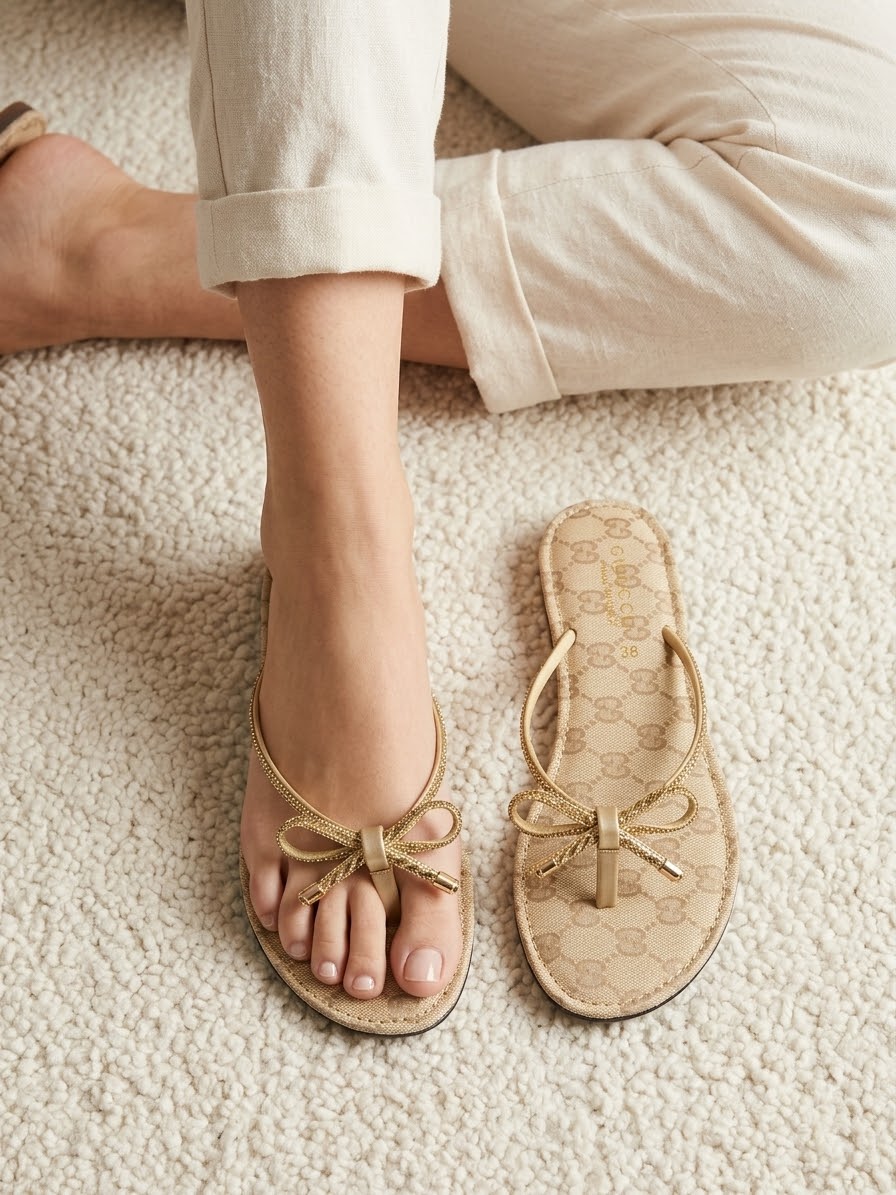 Medicated Butterfly Burmi Sparkle Slippers