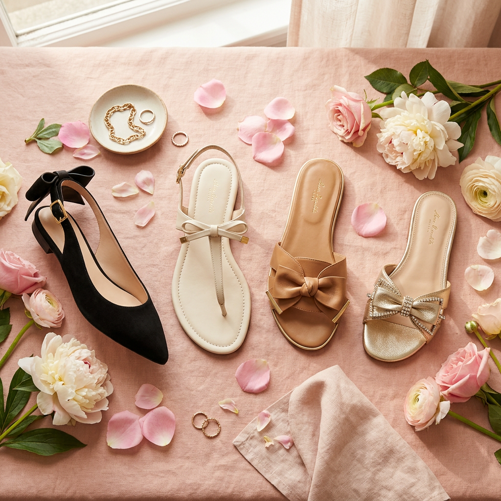 Shop the Look - Flat Sandals