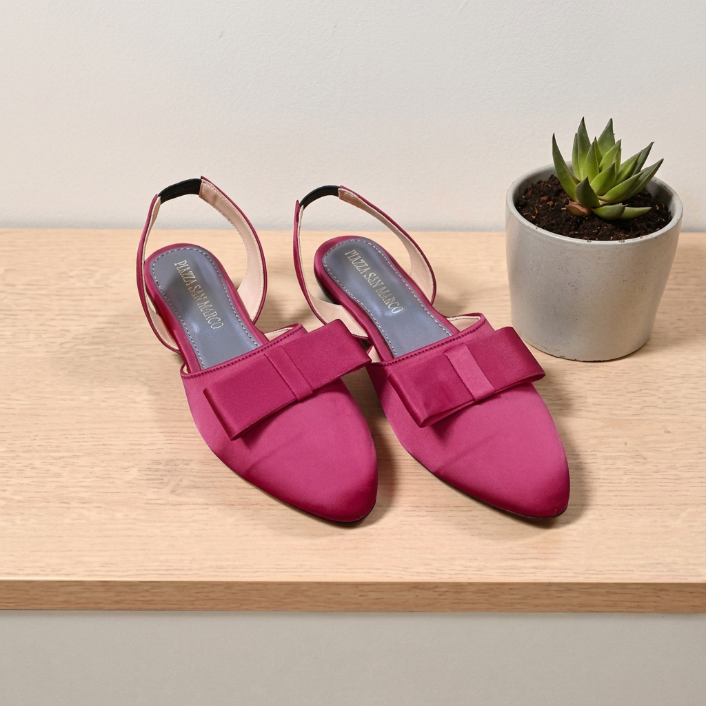 Women's Bow Flat Pumps
